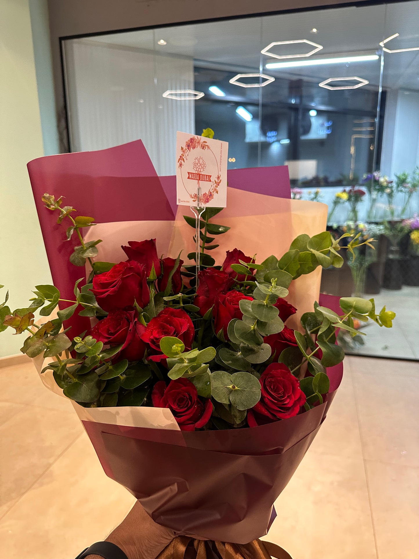 Elegant Red Rose Bouquet